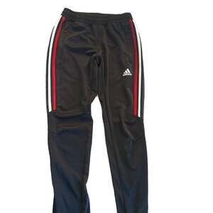 Adidas Tiro 19 Training Pants Black with Red White and Blue Stripes